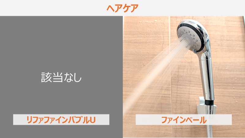 リファファインバブルUとPanasonicファインベールの比較