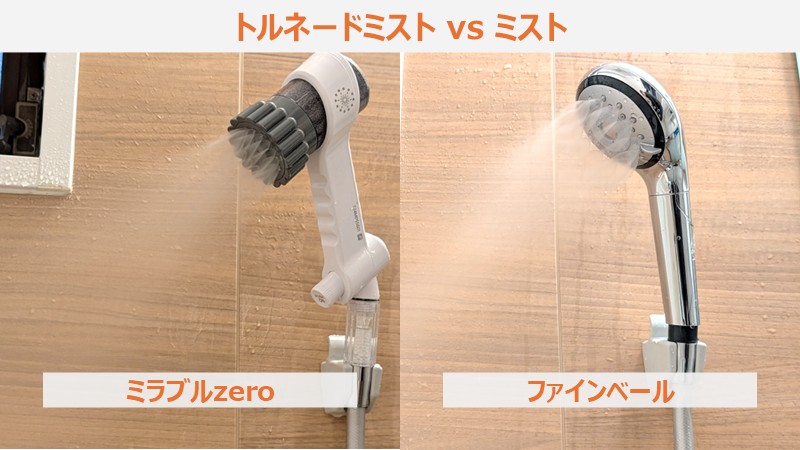 ミラブルzero vs ファインベール