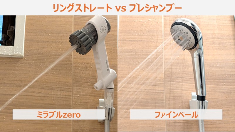 ミラブルzero vs ファインベール